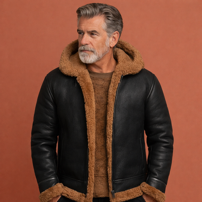 Warm winter jacket with a comfortable fit for men | Henry