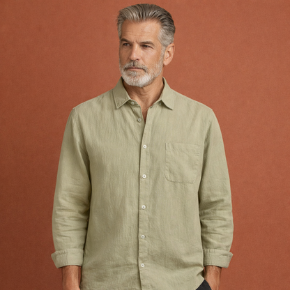 Casual summer shirt with button closure for men | Timo