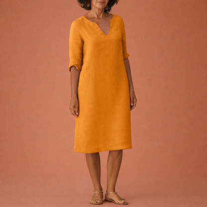 Midi summer dress for women with an elegant fit | Tessa