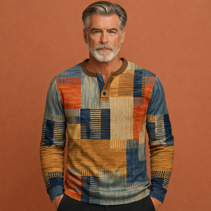 Warm classic sweater with a comfortable fit for men | Hector