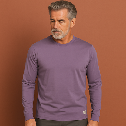 Men's Long Sleeve Round Neck Sweater | Arend