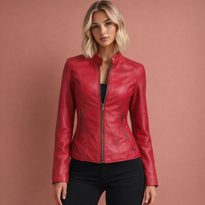 Fitted Biker Jacket for Women | Antonia