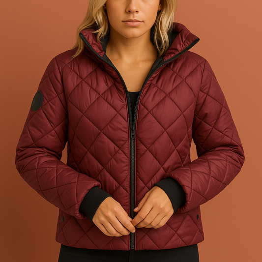 Warm Padded Winter Jacket with Hood for Women | Zoë