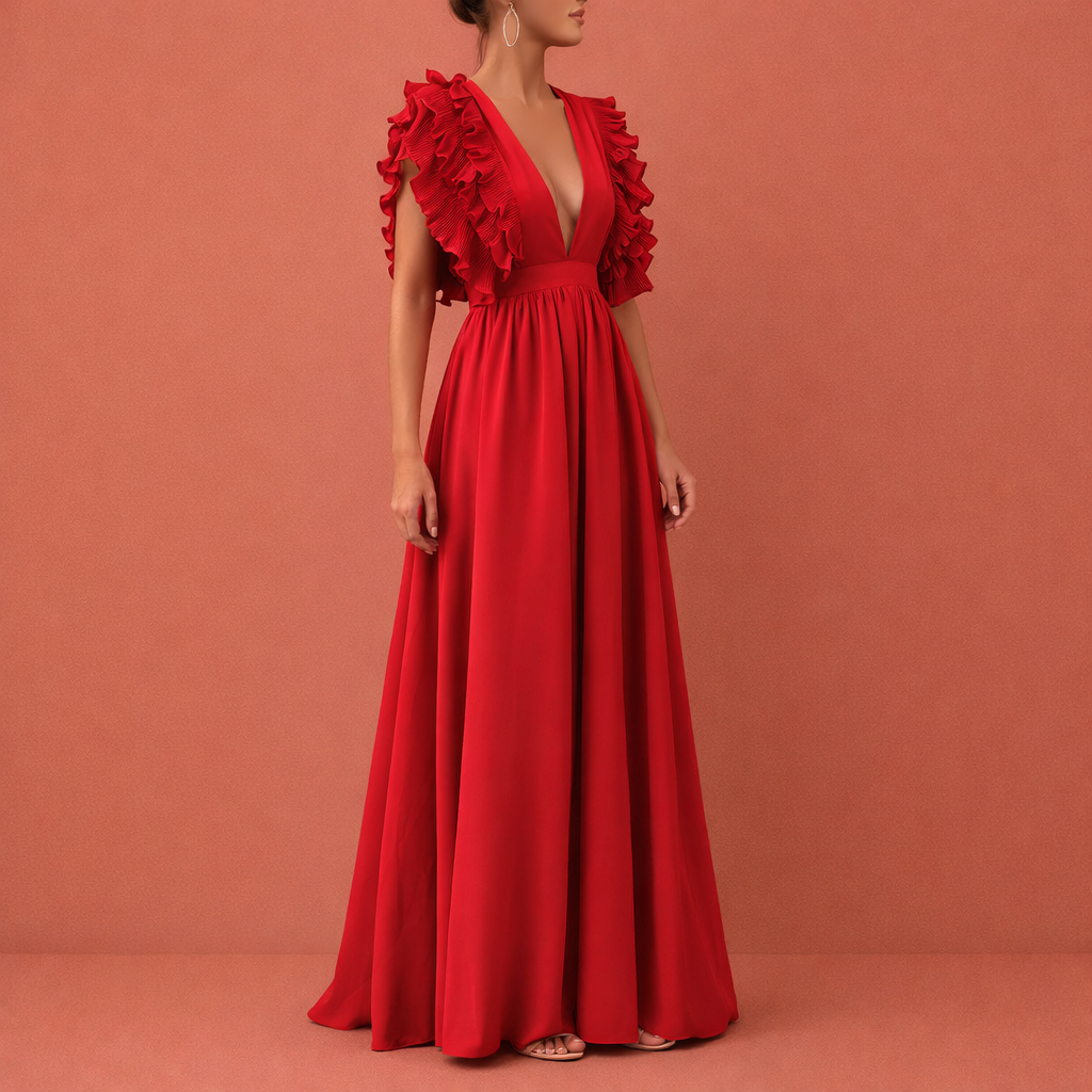 Elegant maxi dress for women with a flattering silhouette | Livia