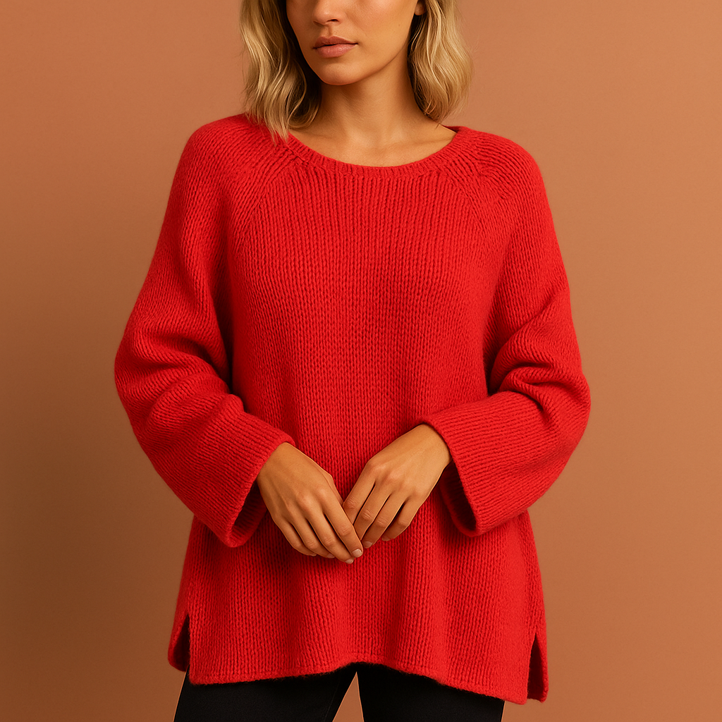 Oversized sweater for women with casual winter style | Asana