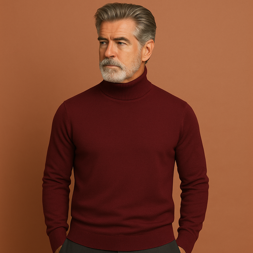 Elegant turtleneck sweater for men with a comfortable fit | Daan