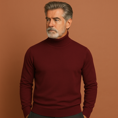 Elegant turtleneck sweater for men with a comfortable fit | Daan