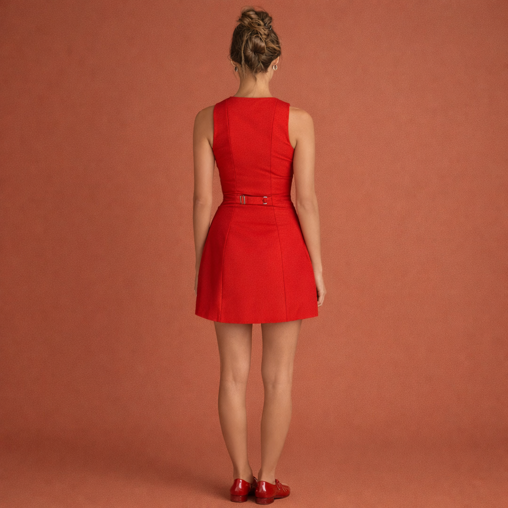 Elegant sleeveless mini dress for women | Hilda