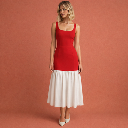 Elegant Pleated Maxi Dress for Women for Stylish Occasions | Theresia