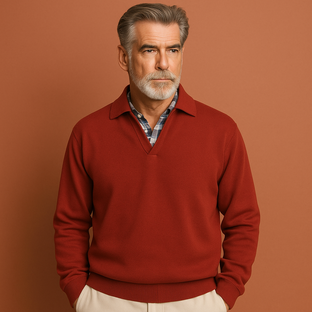 Lightweight men's sweater with breathable design for summer and spring | Lucian