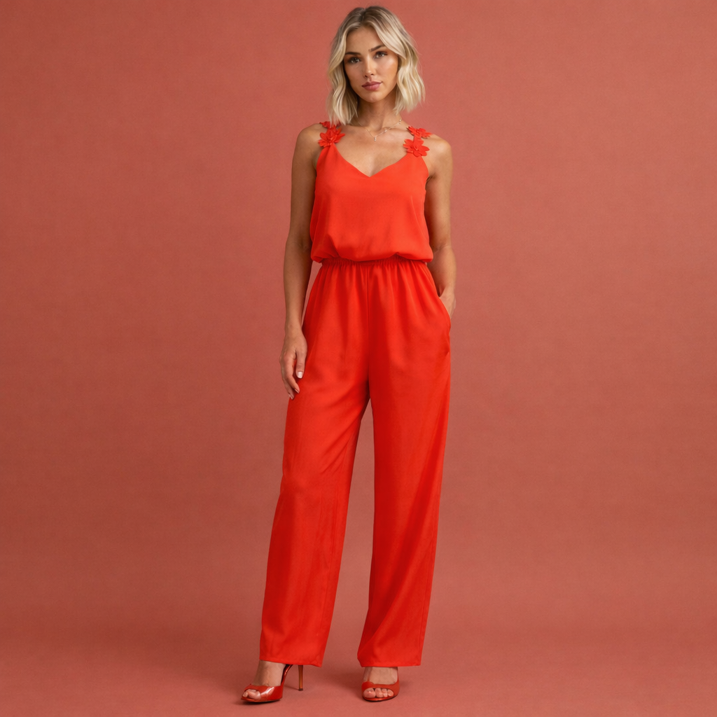 Stylish jumpsuit with a flattering fit for women | Katrien