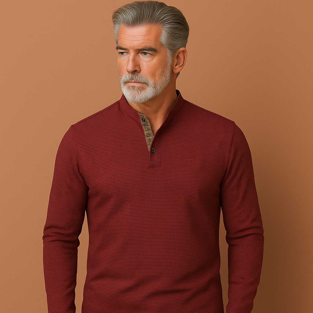 Stylish Long Sleeve Polo for Men | Dante
