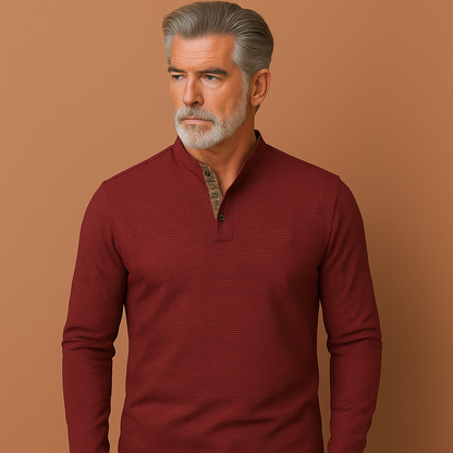 Stylish Long Sleeve Polo for Men | Dante