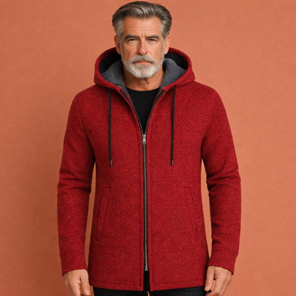 Warm casual jacket with hood for men | Reginald