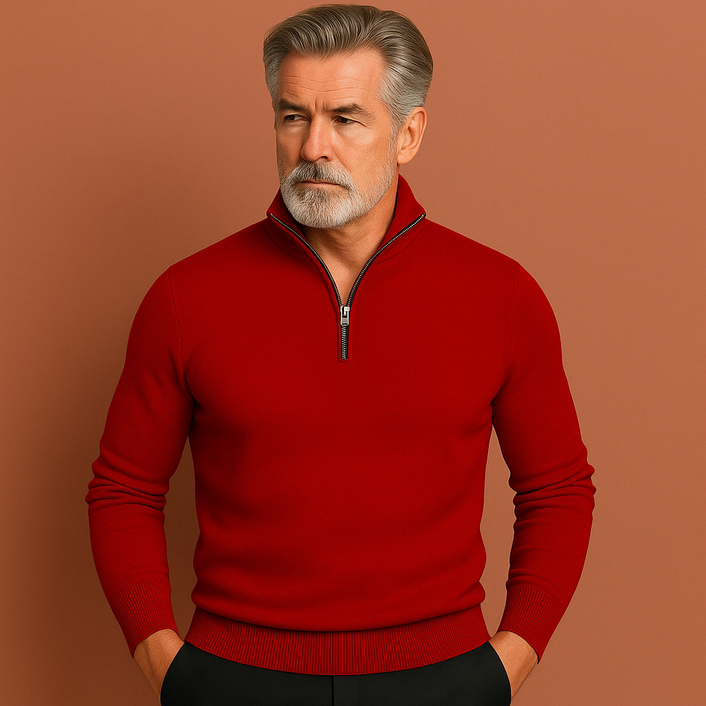 Casual zip sweater for men | Jerry