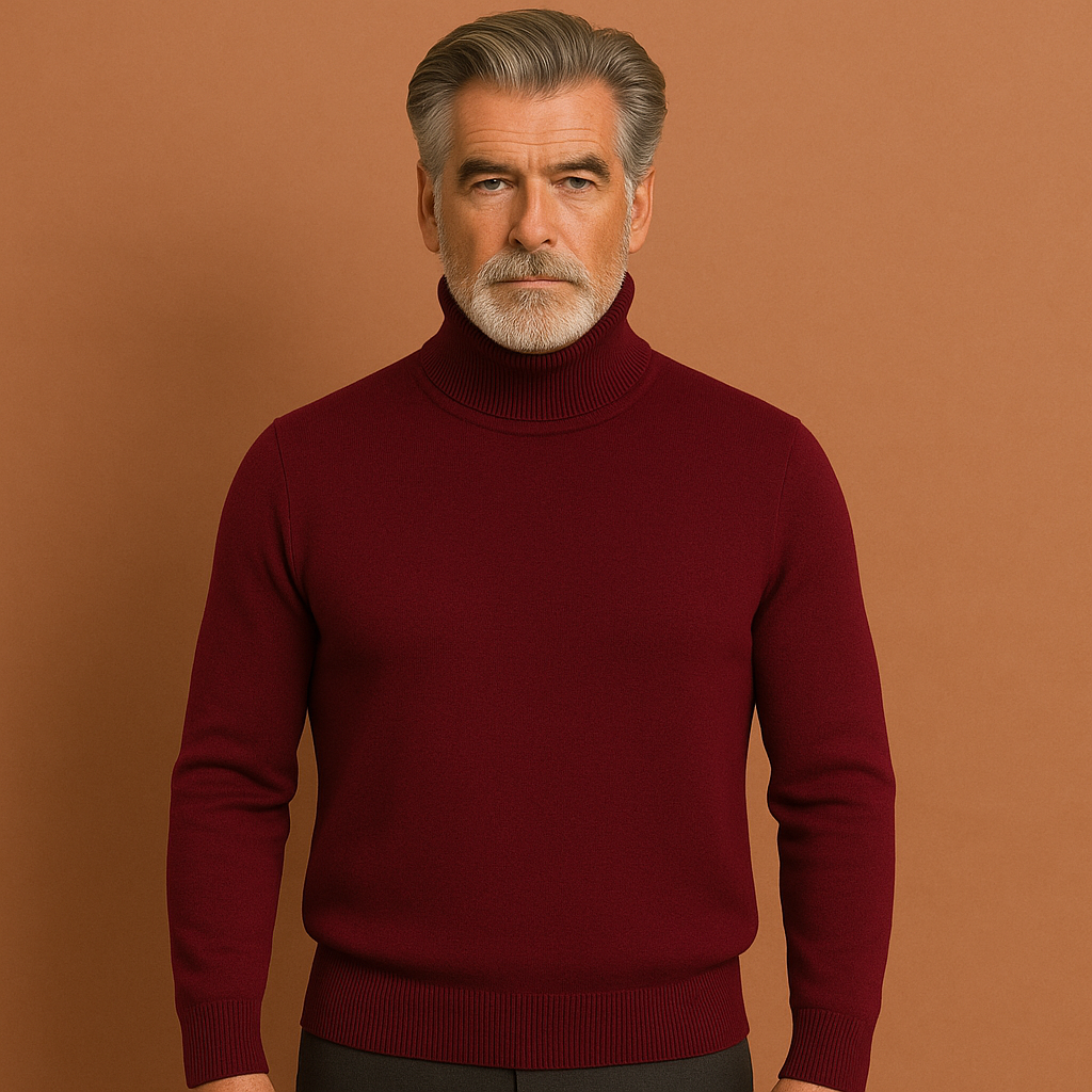 Luxury turtleneck sweater for men with timeless design | Matthijs