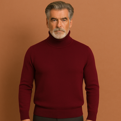Luxury turtleneck sweater for men with timeless design | Matthijs