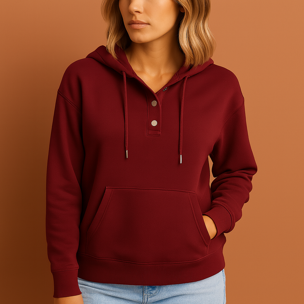 Stylish designer sweatshirt with modern print for women | Zana