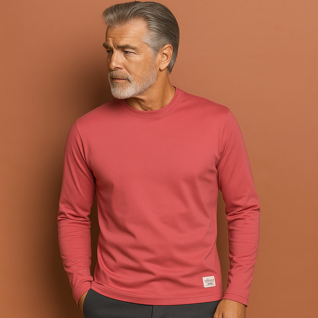 Men's Long Sleeve Round Neck Sweater | Arend