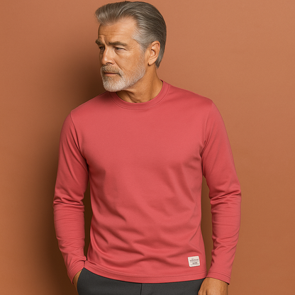 Men's Long Sleeve Round Neck Sweater | Arend