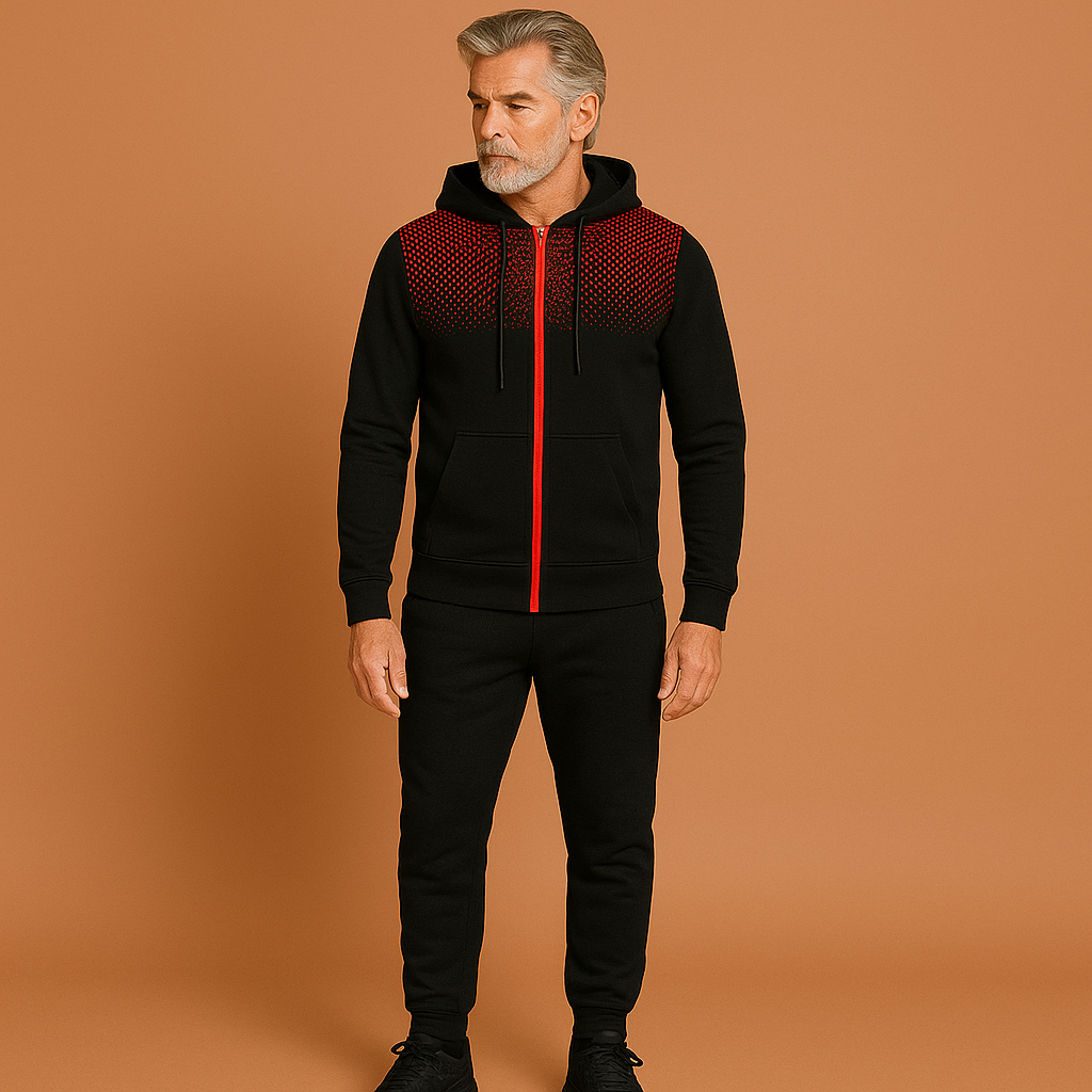 Sporty slim fit tracksuit for men | Pieter