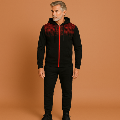 Sporty slim fit tracksuit for men | Pieter