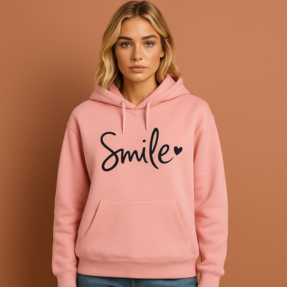 Smile-Love hoodie for women | Yara
