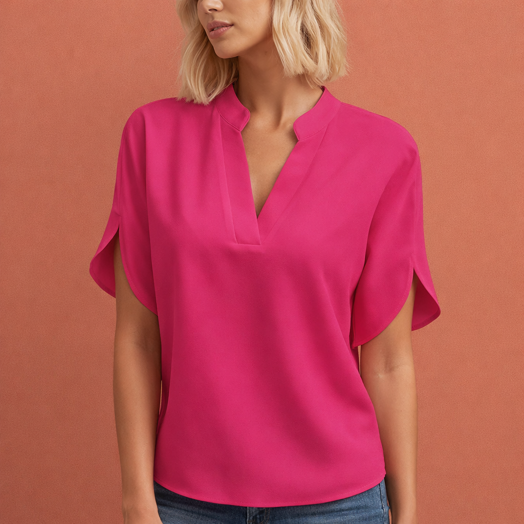 Elegant airy blouse for women with a flattering fit | Maud