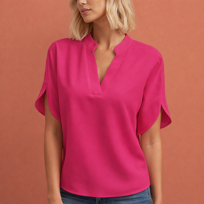 Elegant airy blouse for women with a flattering fit | Maud