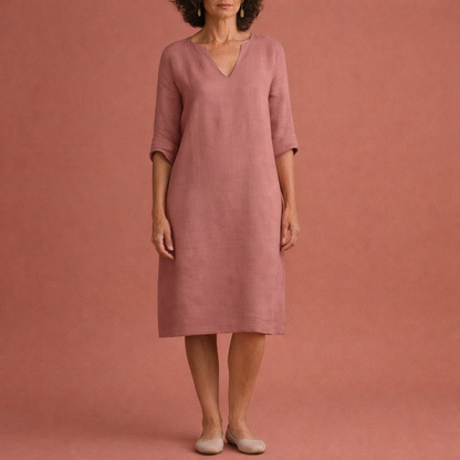 Midi summer dress for women with an elegant fit | Tessa