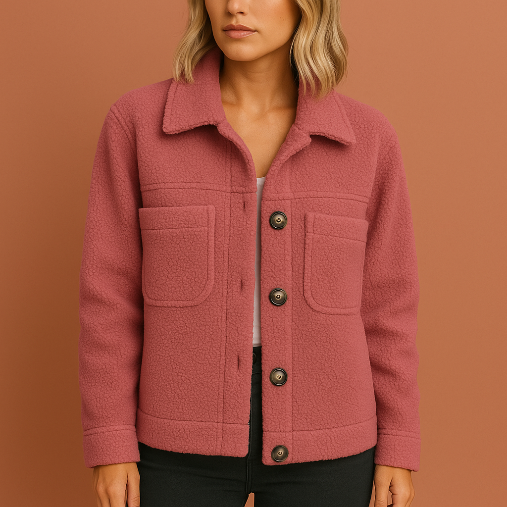 Warm casual teddy coat for women | Liva