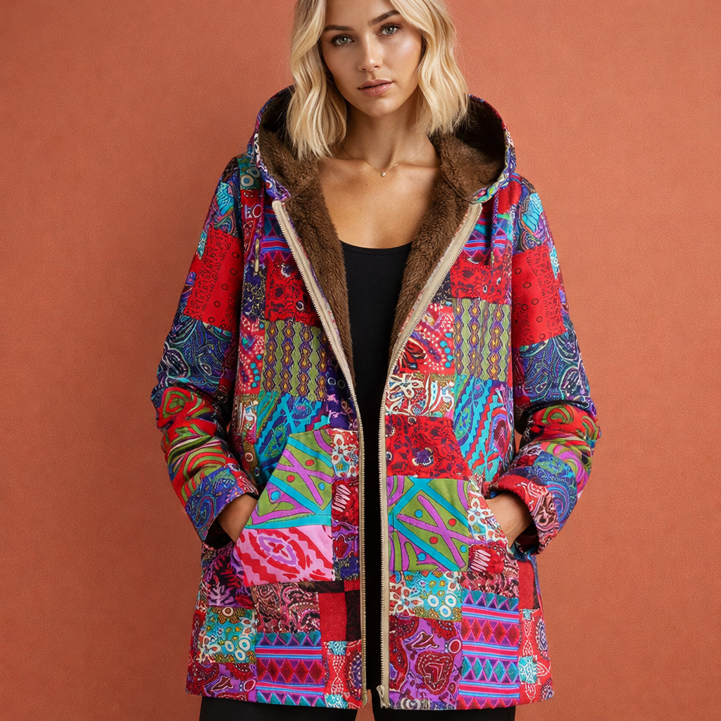 Warm jacket with hood for women with a comfortable fit | Jacoba