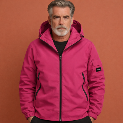 Ski jacket with hood for men | Karel