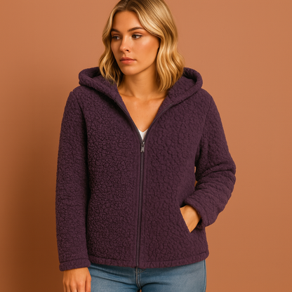 Comfortable winter coat with hood for women | Eve