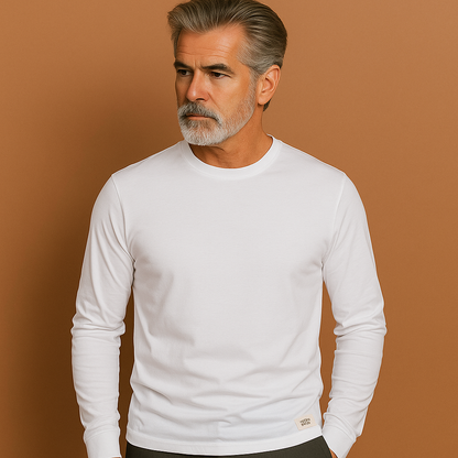 Men's Long Sleeve Round Neck Sweater | Arend