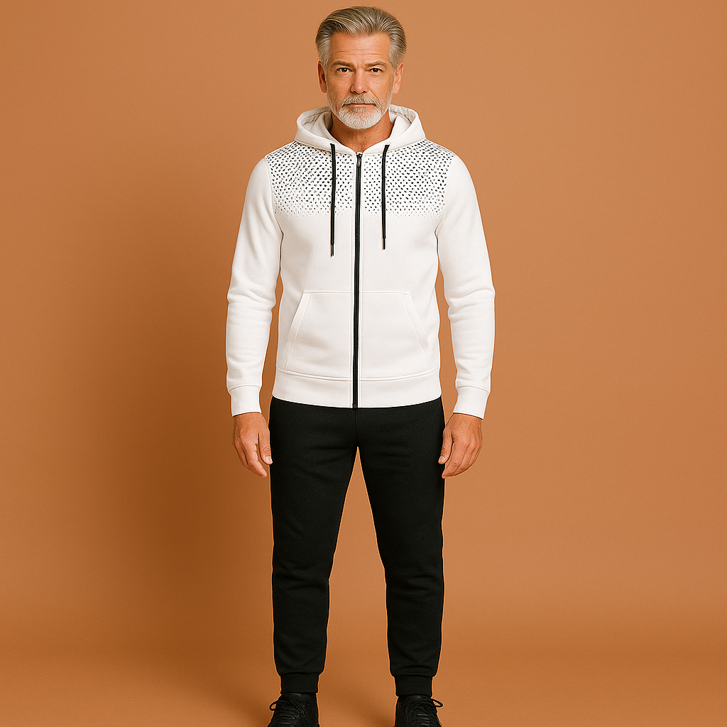 Sporty slim fit tracksuit for men | Pieter