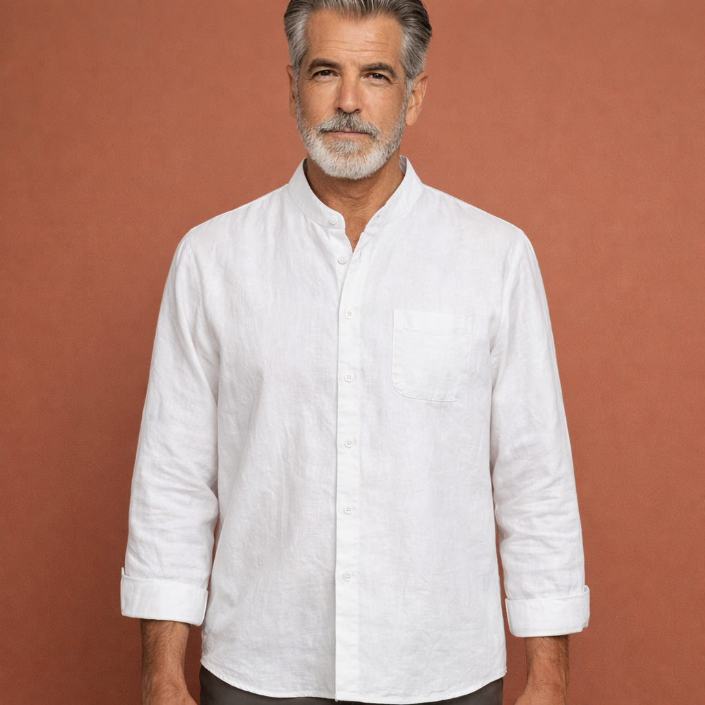 Casual summer shirt with button closure for men | Timo