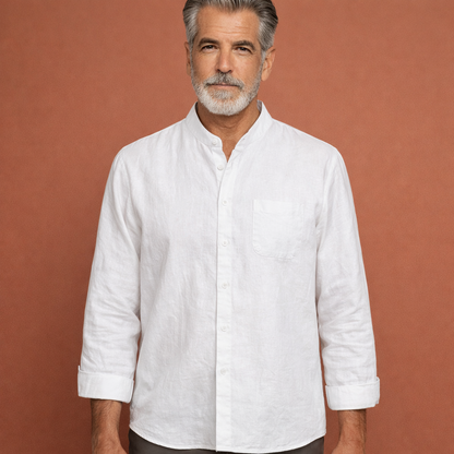 Casual summer shirt with button closure for men | Timo