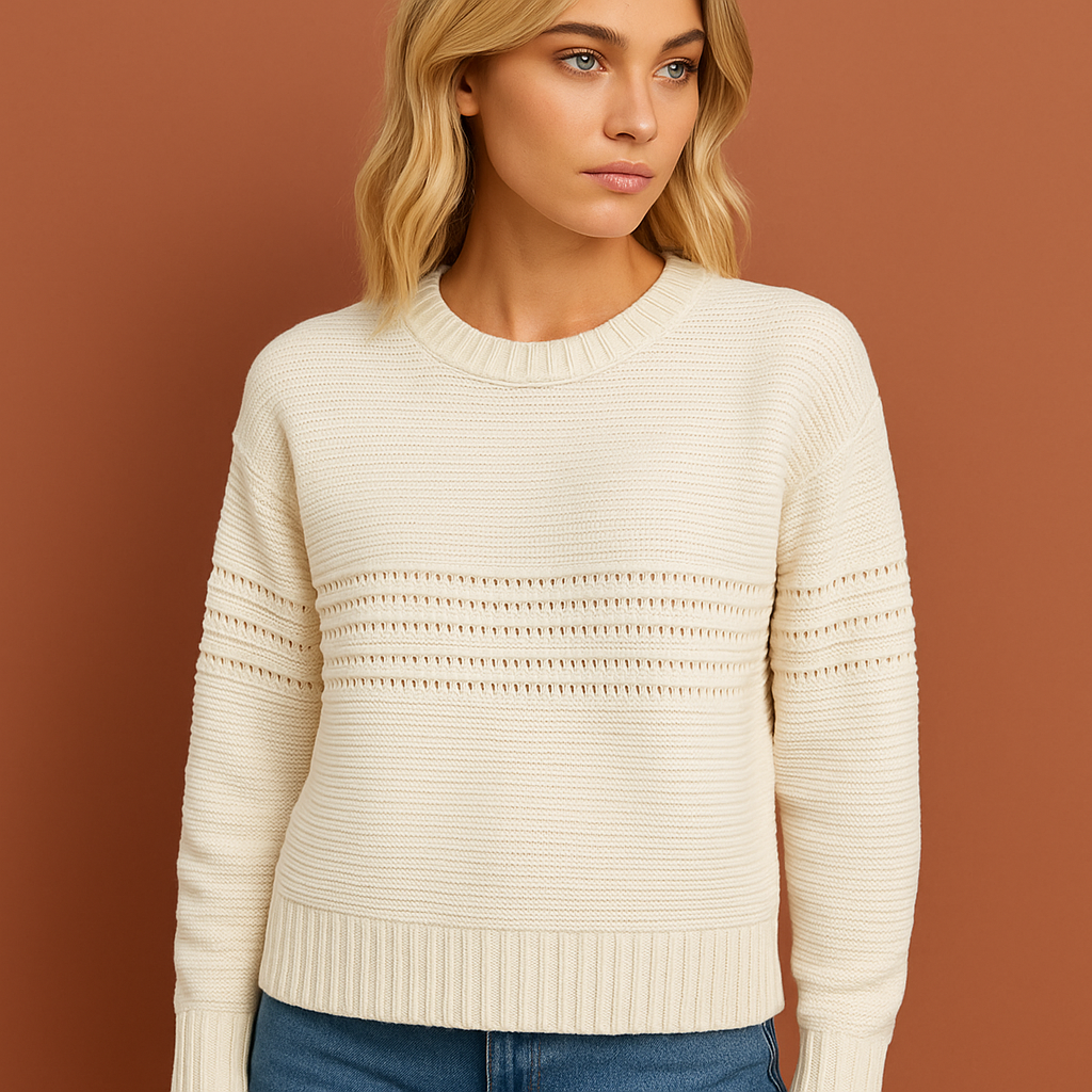 Comfortable sweater with an elegant fit for women | Adelina