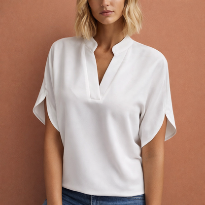 Elegant airy blouse for women with a flattering fit | Maud