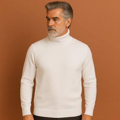 Luxury turtleneck sweater for men with timeless design | Matthijs