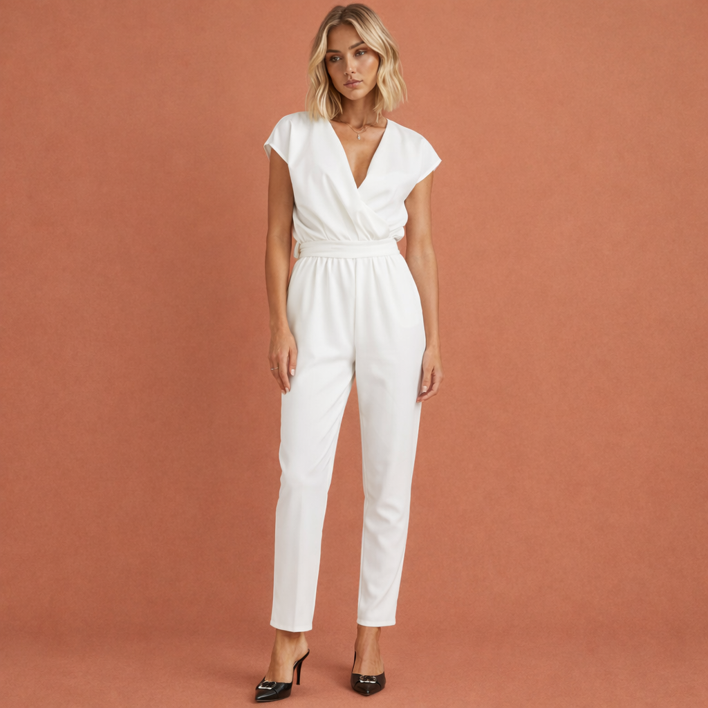 Lightweight summer jumpsuit with a comfortable fit for women | Rianne