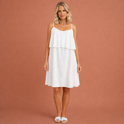 Light summer mini dress with a comfortable fit for women | Lana
