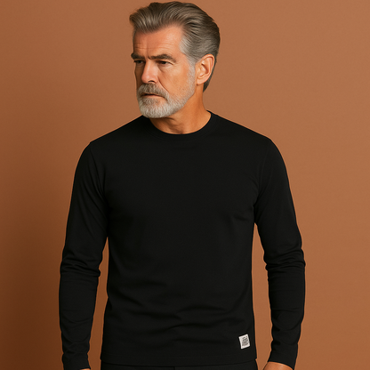 Men's Long Sleeve Round Neck Sweater | Arend