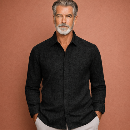 Linen Long Sleeve Shirt for Men | Harm