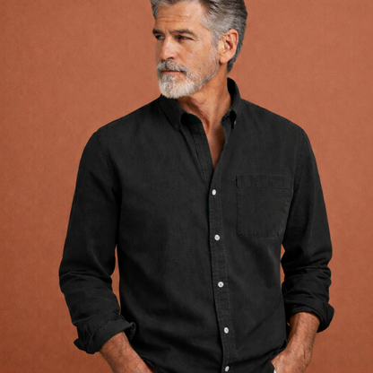 Classic button-down shirt for men with timeless design | Wouter