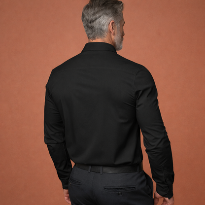 Wrinkle-free stretch shirt with slim fit for men | Julian