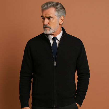 Zippered Vest with Collar for Men | Arias
