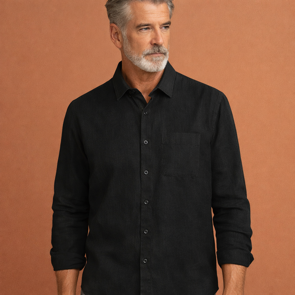 Casual summer shirt with button closure for men | Timo