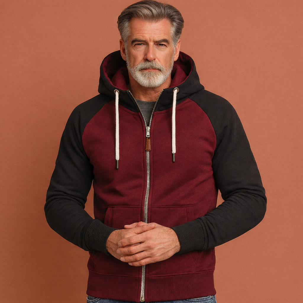 Modern men's hoodie vest for everyday use | Andreas